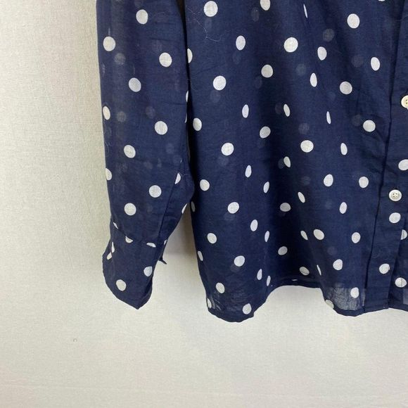 TALBOTS Dotted Sheer Shirt - Picture 2 of 6